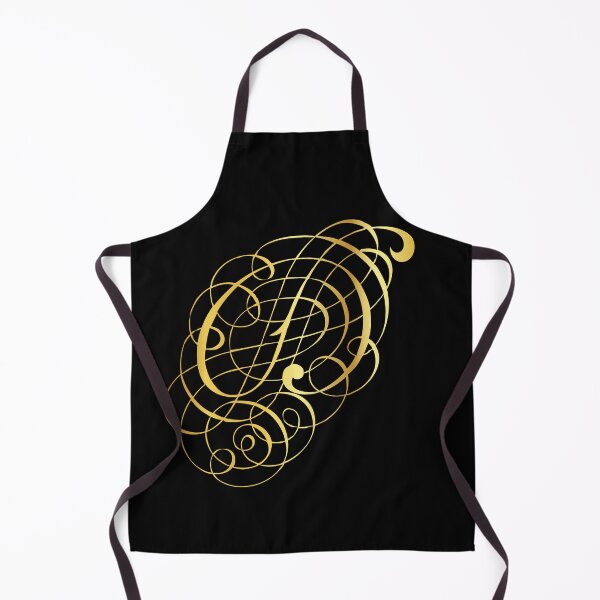 Item preview, Ornamental Letter D, Golden Monogram, Gold Monogram Ornament designed and sold by PROMEN Creativity.