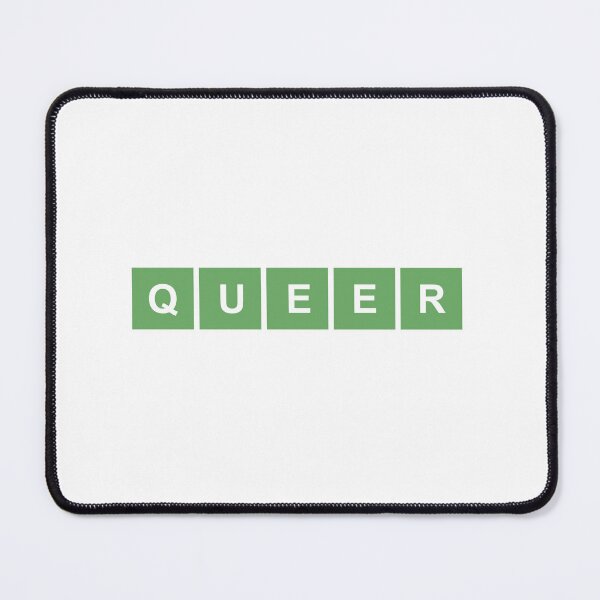 Item preview, Queer Wordle Puzzle Game Single Row Design designed and sold by ccsonic.