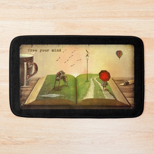 Item preview, Book lover - FREE YOUR MIND - reading is fun - one more chapter - SPARK  your imagination -  designed and sold by originalsusie.