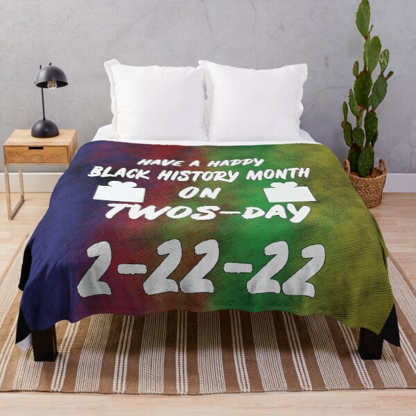 Artikelvorschau,  Happy Black History Month am Twosday Tuesday Gedenken mit Farbe entworfen und verkauft von Social-Equality.