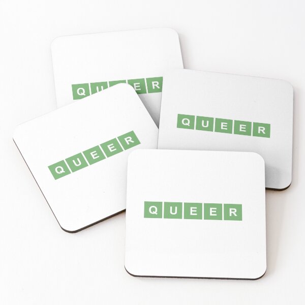 Item preview, Queer Wordle Puzzle Game Single Row Design designed and sold by ccsonic.