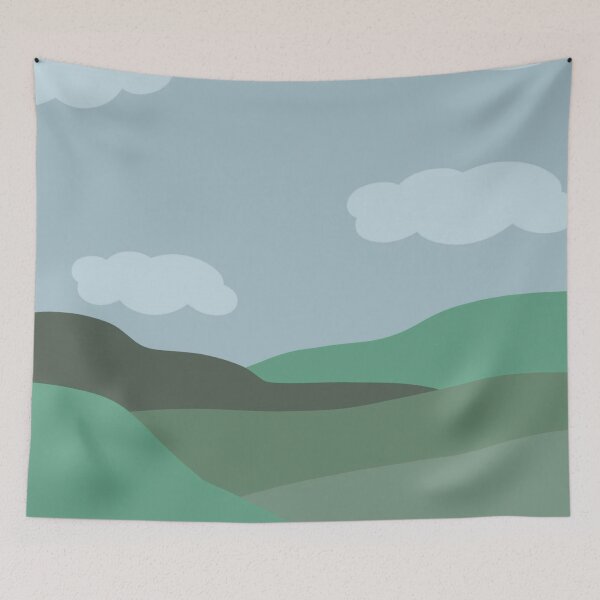Item preview, Beautiful Green Summer Fields designed and sold by SwirlSeas.