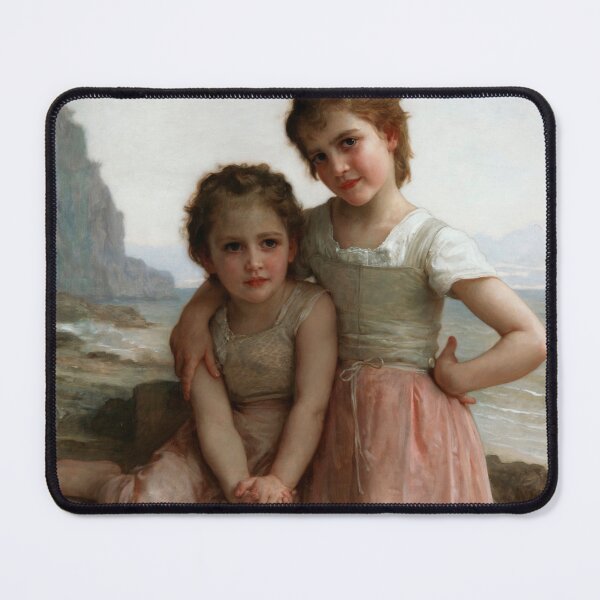 Item preview, Sisters on the Shore by William-Adolphe Bouguereau designed and sold by classicartcache.