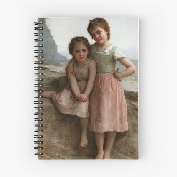 Item preview, Sisters on the Shore by William-Adolphe Bouguereau designed and sold by classicartcache.