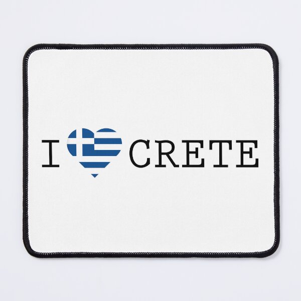 Item preview, I Love Crete Greek Flag designed and sold by allincrete.