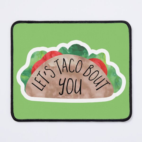 Item preview, Funny Valentines Day Pun - Let's TACO bout you! designed and sold by hitechmom.