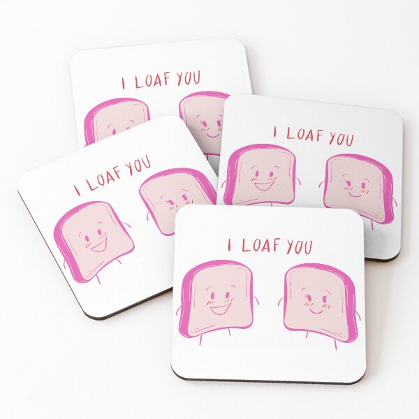 Item preview, "I loaf you" cute pun - Valentine's Day Puns and Gifts designed and sold by designsbyreaia.