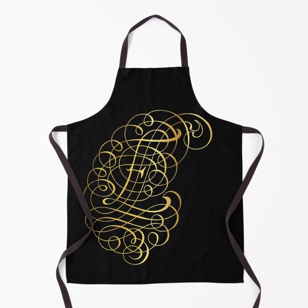 Item preview, Ornamental Letter E, Golden Monogram, Gold Monogram Ornament designed and sold by PROMEN Creativity.