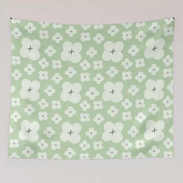 Item preview, Spring Green Daisy Pattern designed and sold by SwirlSeas.