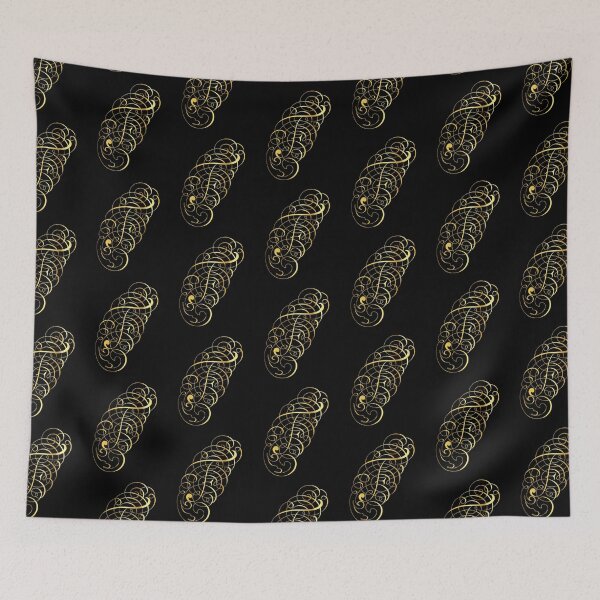 Item preview, Ornamental Letter F, Golden Monogram, Gold Monogram Ornament designed and sold by PROMEN Creativity.
