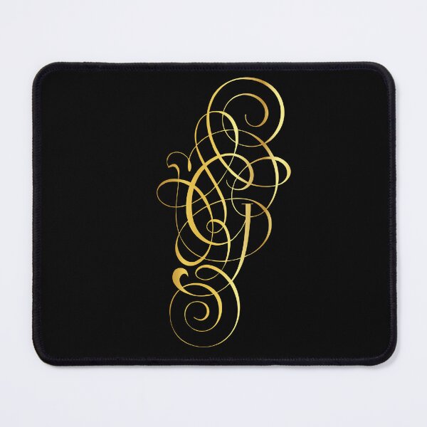 Item preview, Ornamental Letter G, Golden Monogram, Gold Monogram Ornament designed and sold by PROMEN Creativity.