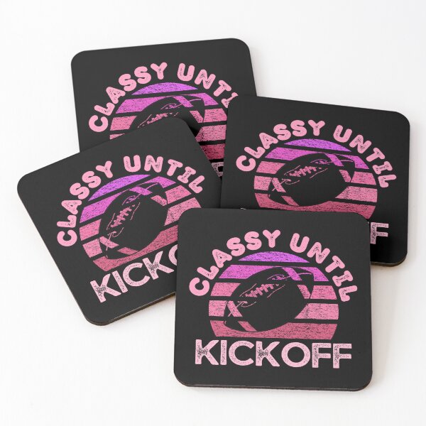 Item preview, Vintage Classy Until Kickoff - Football Mom - Funny Game Day designed and sold by AnyKitty.