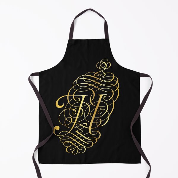 Item preview, Ornamental Letter H, Golden Monogram, Gold Monogram Ornament designed and sold by PROMEN Creativity.