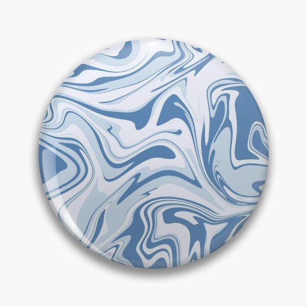 Item preview, Blue Waves In The Sea Paint Spill designed and sold by SwirlSeas.
