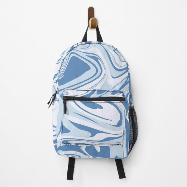 Item preview, Blue Waves In The Sea Paint Spill designed and sold by SwirlSeas.