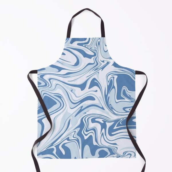 Item preview, Blue Waves In The Sea Paint Spill designed and sold by SwirlSeas.