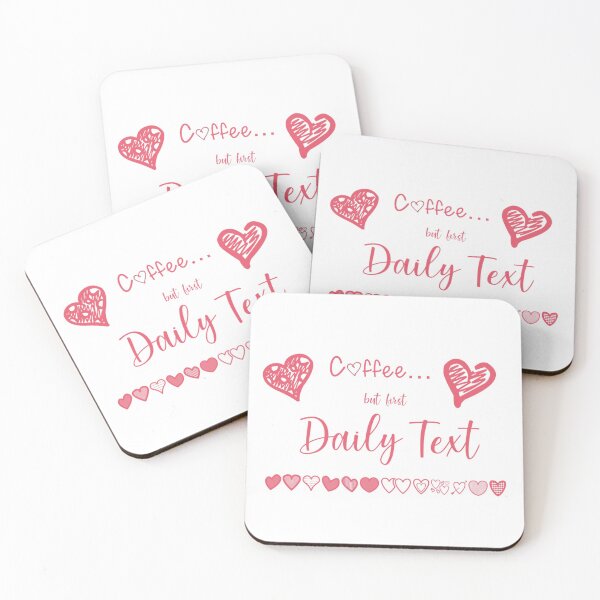 Item preview, Coffee and daily text  designed and sold by Sammiamk.