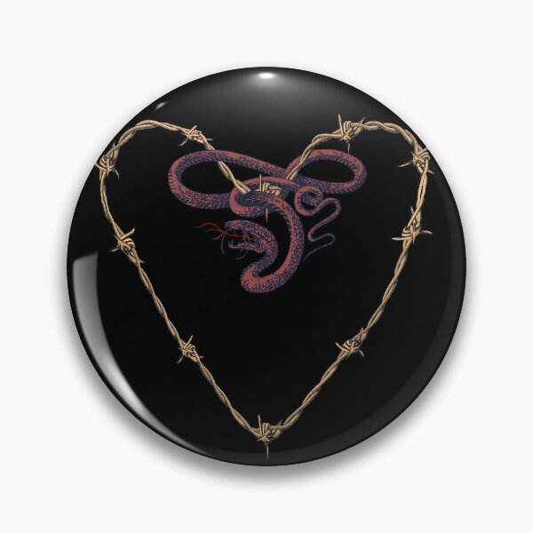 Item preview, Barbed Wire Heart with Snake designed and sold by MyxTees.