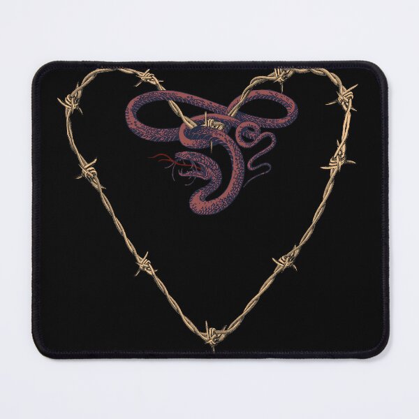 Item preview, Barbed Wire Heart with Snake designed and sold by MyxTees.