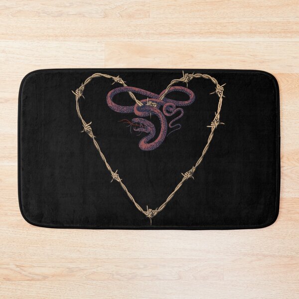 Item preview, Barbed Wire Heart with Snake designed and sold by MyxTees.