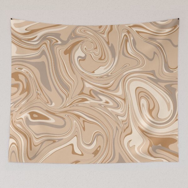 Item preview, Coffee Marble Paint Spill designed and sold by SwirlSeas.