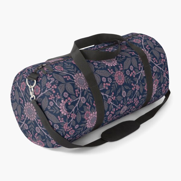 Item preview, Boho Floral in Navy Blue & Rose Pink designed and sold by somecallmebeth.