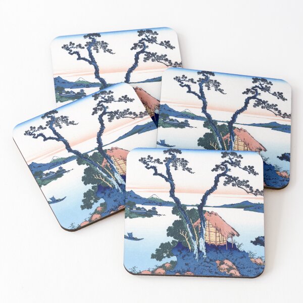Item preview, Japanese Art - A View of Mount Fuji across Lake Suwa by Hokusai designed and sold by Ukiyo-Studio.