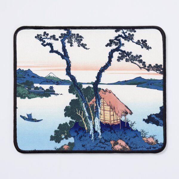 Item preview, Japanese Art - A View of Mount Fuji across Lake Suwa by Hokusai designed and sold by Ukiyo-Studio.