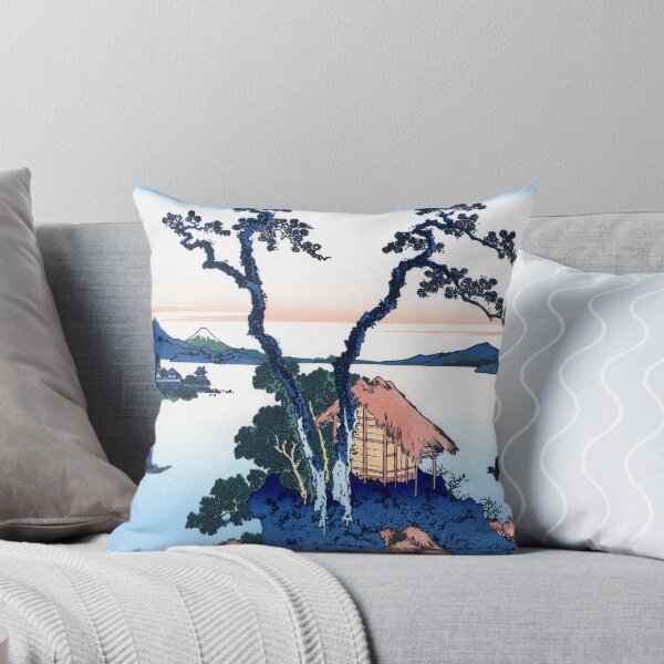 Item preview, Japanese Art - A View of Mount Fuji across Lake Suwa by Hokusai designed and sold by Ukiyo-Studio.