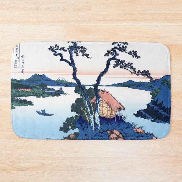 Item preview, Japanese Art - A View of Mount Fuji across Lake Suwa by Hokusai designed and sold by Ukiyo-Studio.