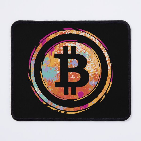Item preview, Bitcoin Sticker - BTC Bitcoin Watercolor Logo designed and sold by nft-millionaire.