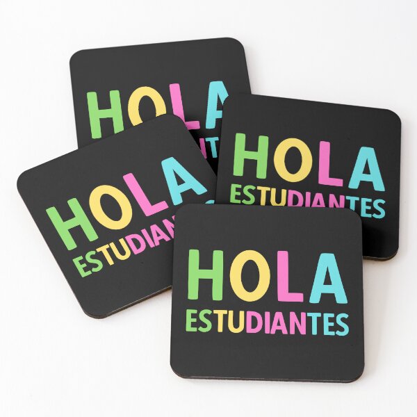 Item preview, Colorful Hola Estudiantes - Spanish Teacher - Back to School designed and sold by AnyKitty.