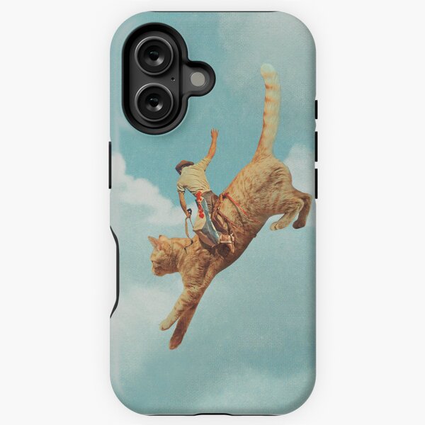 Vista previa del artículo con la obra «Meehaw - Gato de rodeo / Bronc», diseñado y vendido por Vertigo Artography.