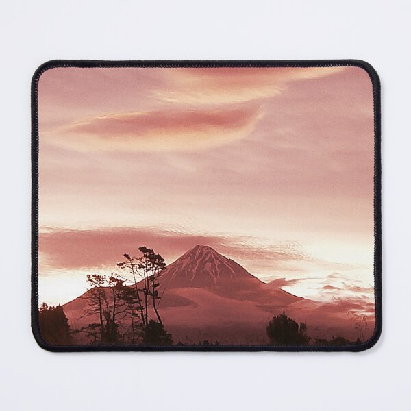 Item preview, sunset behind Mt Taranaki AKA Mt Egmont designed and sold by caddiem.