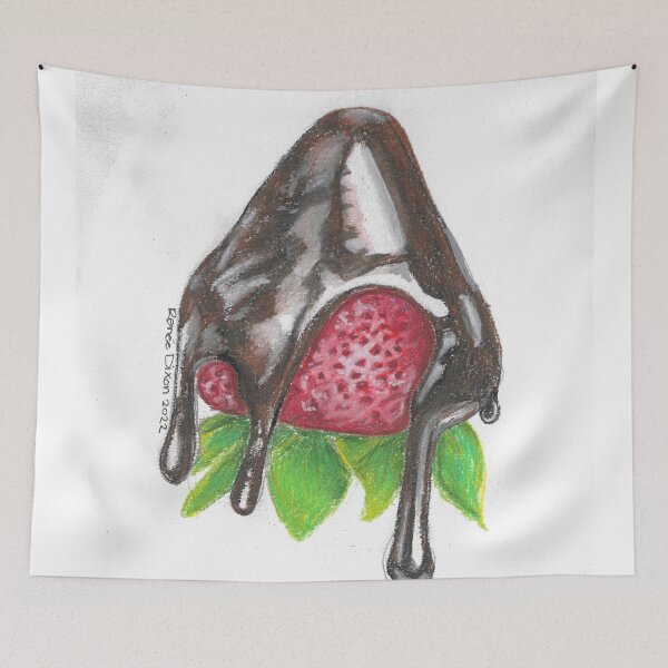 Item preview, Chocolate Dipped Strawberry designed and sold by ReneeDixonArt.