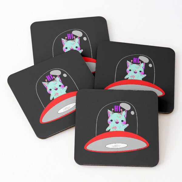 Item preview, Soki The Friendly Alien Cat designed and sold by Serotonin4u.