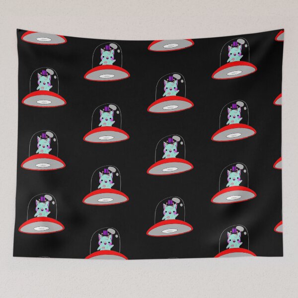Item preview, Soki The Friendly Alien Cat designed and sold by Serotonin4u.