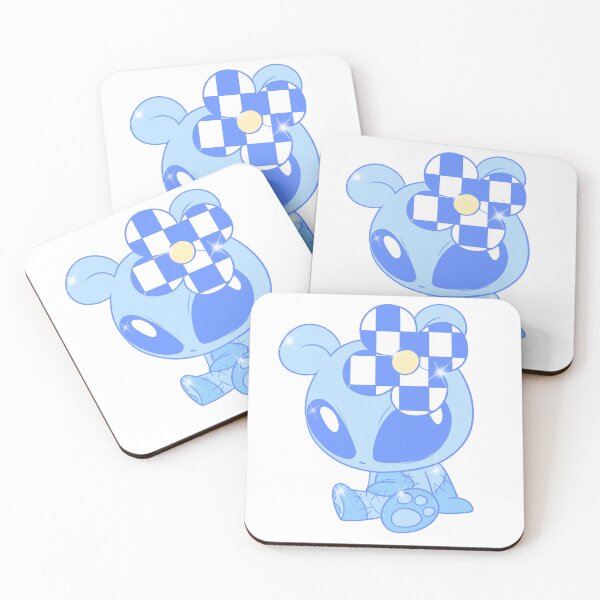 Item preview, Flower Head Bear (blue) designed and sold by gross-girl99.