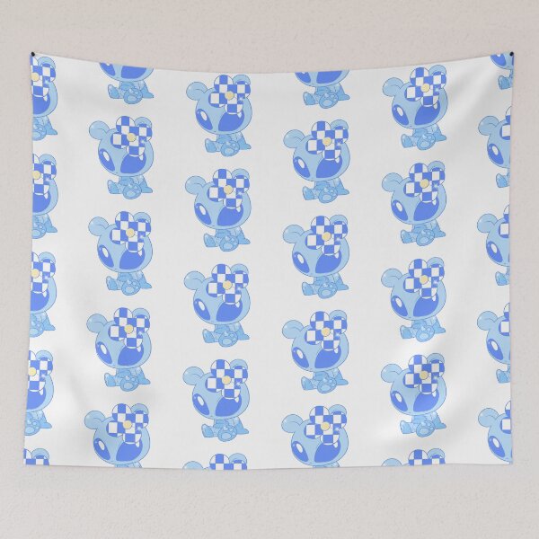 Item preview, Flower Head Bear (blue) designed and sold by gross-girl99.