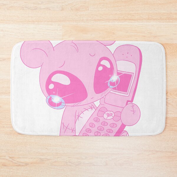 Item preview, Dumped Over The Phone Bear (pink) designed and sold by gross-girl99.