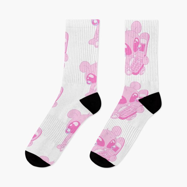 Item preview, Dumped Over The Phone Bear (pink) designed and sold by gross-girl99.