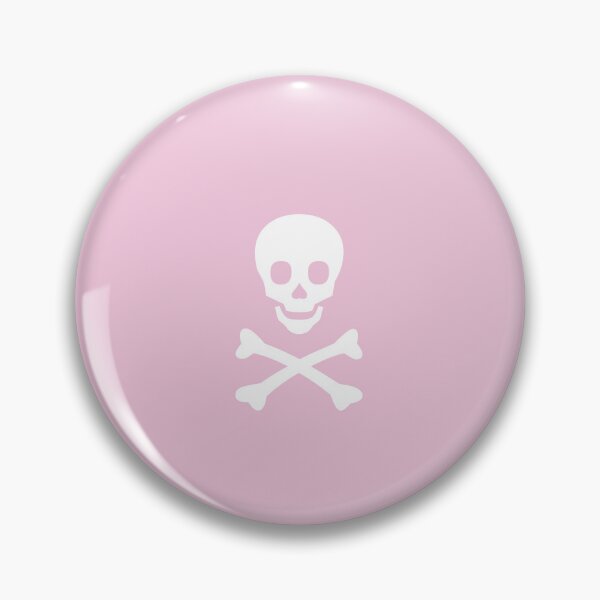 Item preview, SKULL - LIGHT PINK & WHITE designed and sold by Character Assassination.