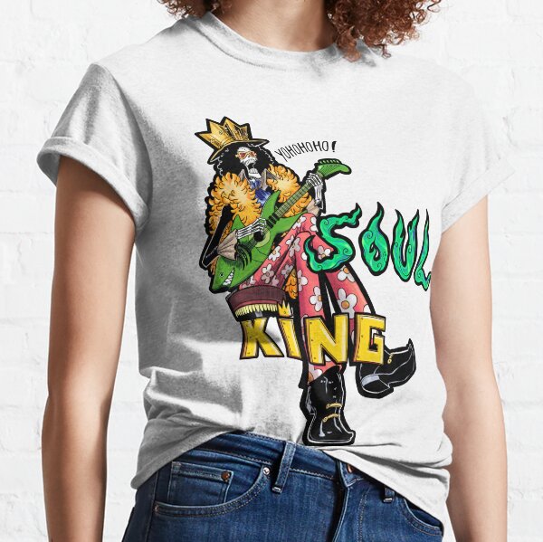 T-shirt Brook Soul King One Piece - Personalizei