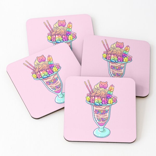 Item preview, Cute Kawaii Jelly Bear Sundae designed and sold by LiquidNeko.