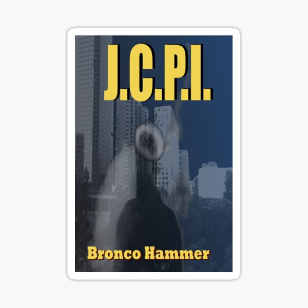 Book Cover - JCPI by Bronco Hammer Sticker