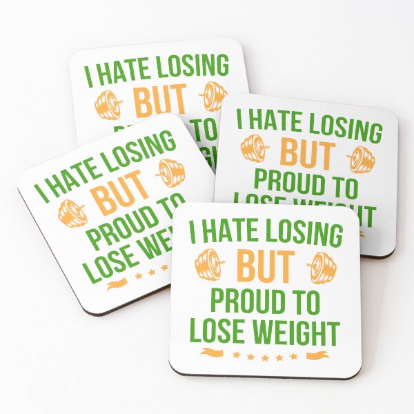 Item preview, I WOULD LOSE WEIGHT BUT I HATE LOSING, Funny Weight Loss Quote Fitness Motivation designed and sold by Drago Art.