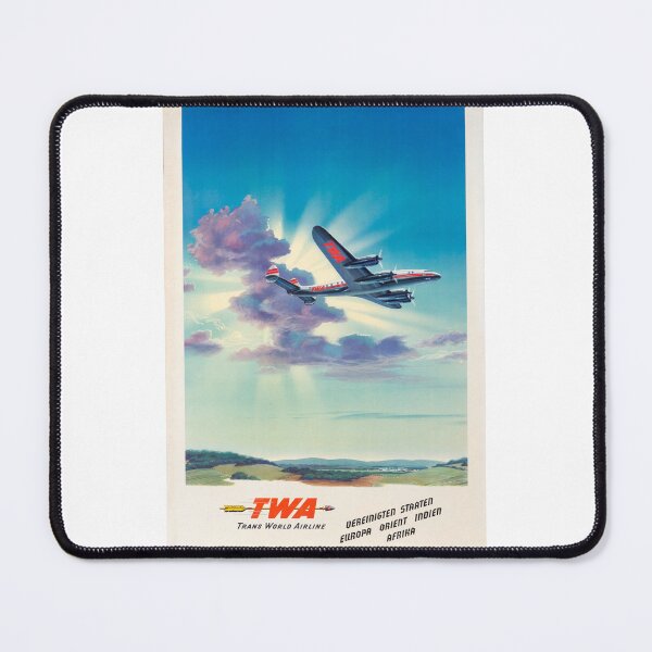 Item preview, Trans World Airlines Travel Europe Vintage Travel Ad designed and sold by vintagerepros.