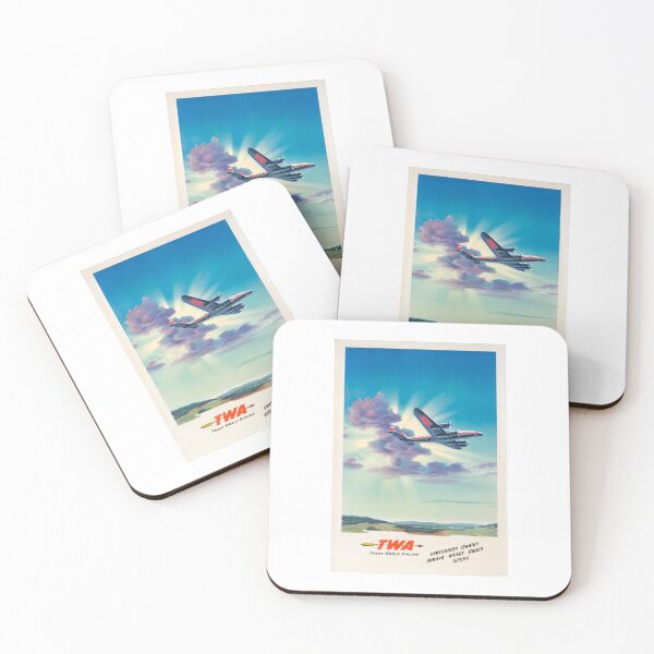 Item preview, Trans World Airlines Travel Europe Vintage Travel Ad designed and sold by vintagerepros.