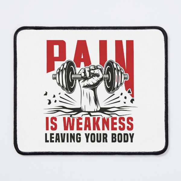 Item preview, Pain Is Weakness Leaving Your Body Funny Workout Gym Fitness designed and sold by Magik-Art.