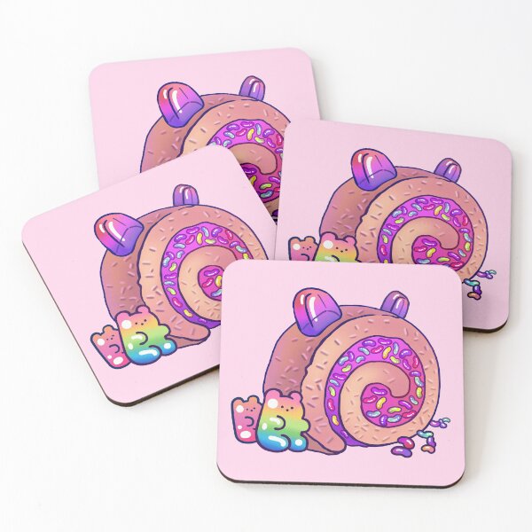 Item preview, Cute Kawaii Jelly Bear Roll Cake designed and sold by LiquidNeko.